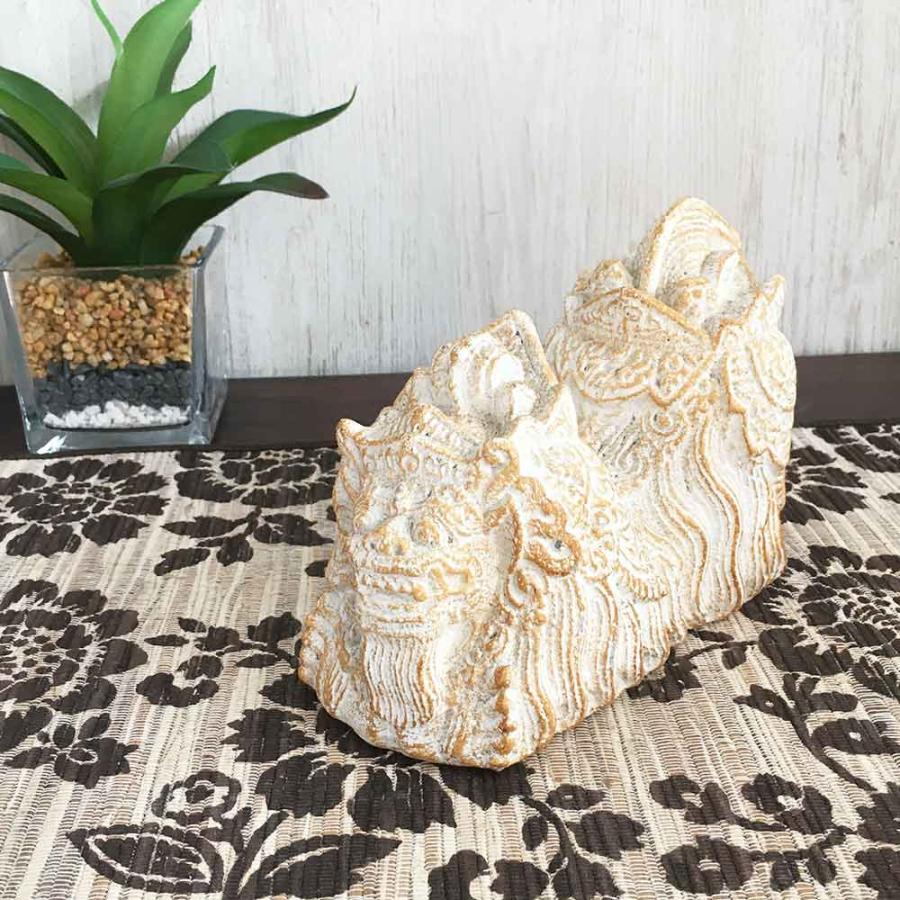 バロン ミニ 石像 卓上 置き物 置物 オブジェ ミニチュア アジアン雑貨