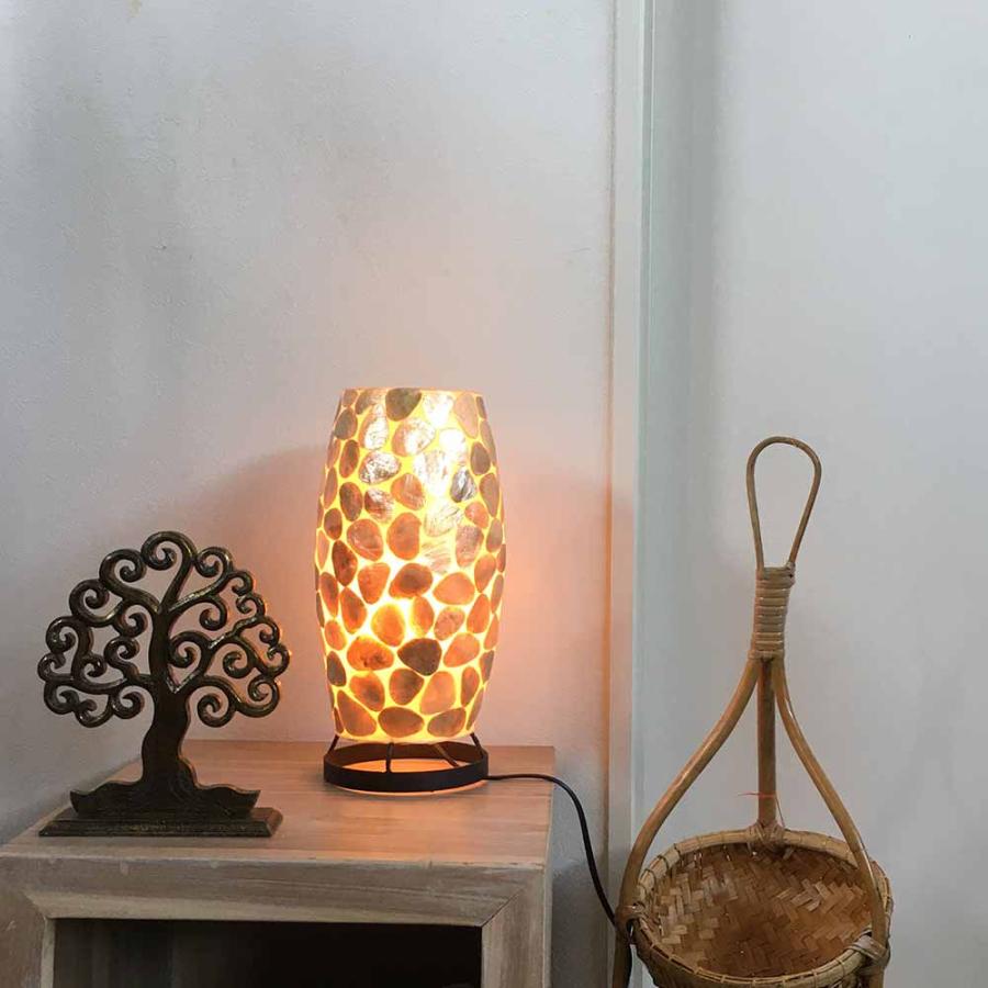 ランプシェード シェル テーブルランプ スタンドランプ アポロ H30cm