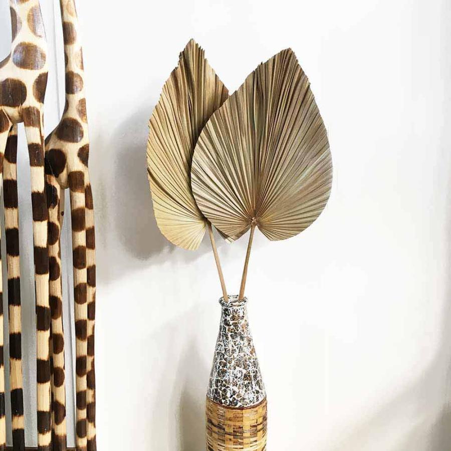 パームリーフ スペード型 2本1セット 120cm アートプランツ ヤシの葉