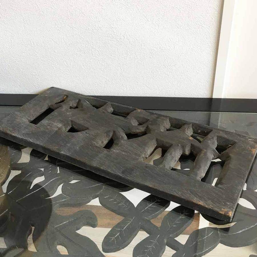 アジアン雑貨 木製 レリーフ ゾウ 象 W50cm ゴールド 金 アートパネル