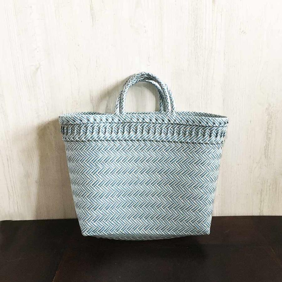 選べるチャーム パサールバッグ かごバッグ チャーム付き 2色 W35cm