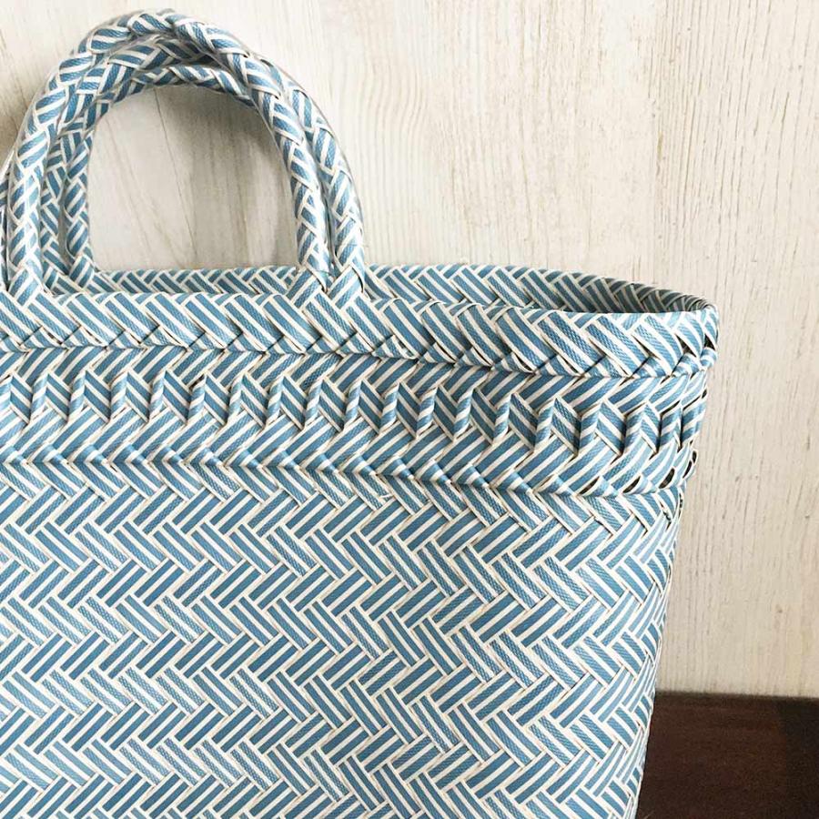 選べるチャーム パサールバッグ かごバッグ チャーム付き 2色 W35cm