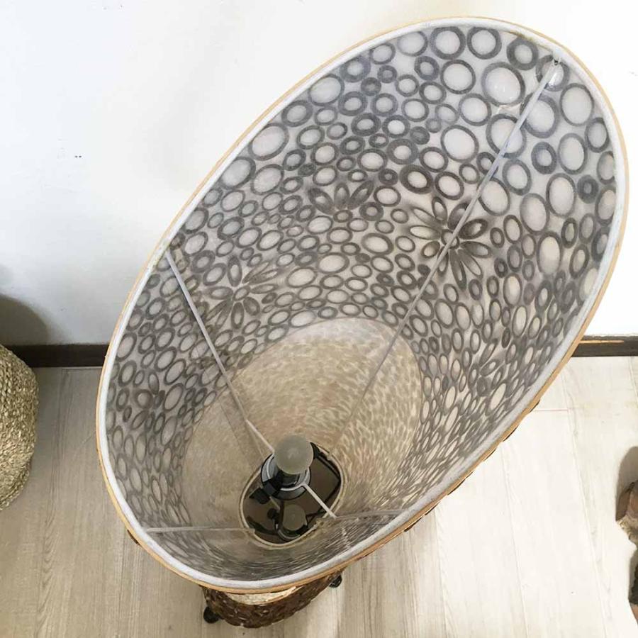 スタンドランプ フロアライト シェル バンブー H100cm アジアン照明