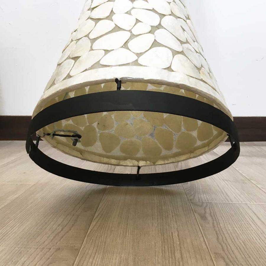 スタンドランプ フロアライト くびれ ラウンド シェル H100cm 2色