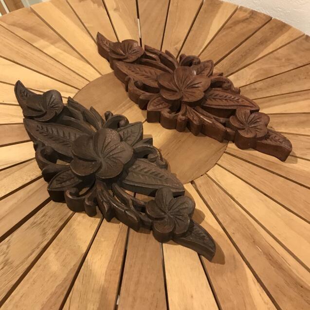 木彫り壁掛け ひし形レリーフ B 木製 彫刻 花 アート 壁掛け インテリア オブジェ ウォールデコレーション バリ雑貨 414 アジアン雑貨 バリ石像のクプクプ 通販 Yahoo ショッピング