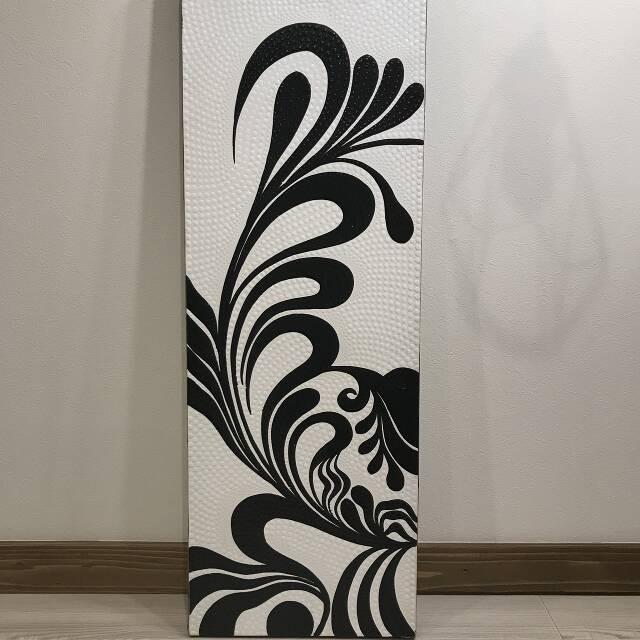 ドットアート 100×35 C アートパネル モダン 壁掛け バリアート