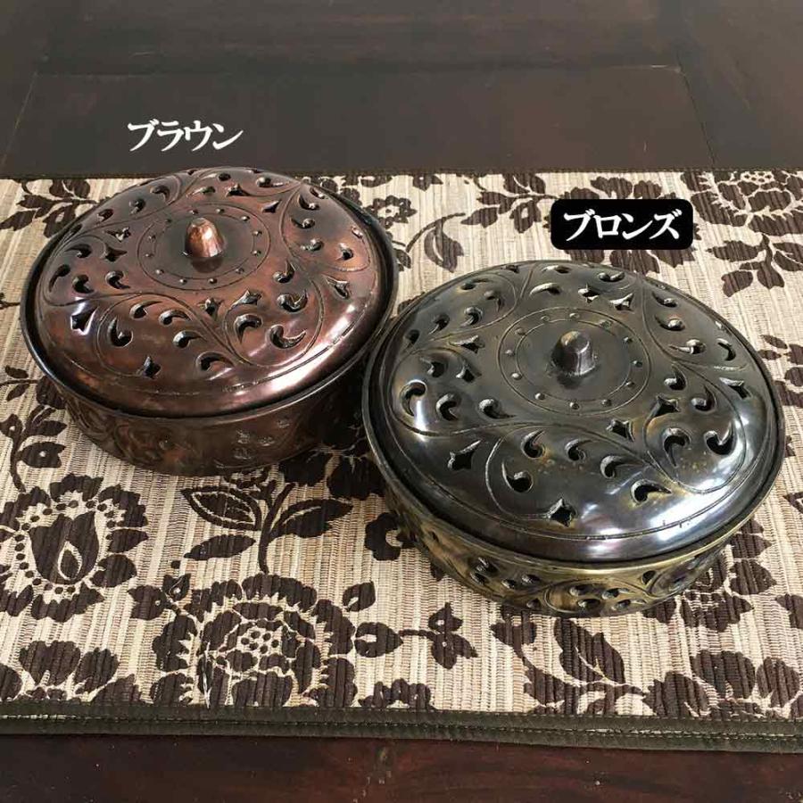 蚊取り線香ホルダー ブロンズ 蚊取り線香入れ アジアン蚊取り線香立て