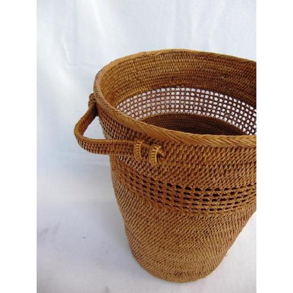 在庫有 アタ ダストbox カゴ バスケット 丸 透かし編み 籠 おしゃれ バリ雑貨 アジアン 雑貨 アタ製品 メーカー包装済 Www Technet 21 Org