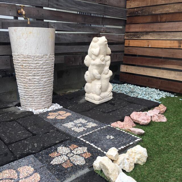 在庫限り】 踏み石 ステップストーン 飛び石 角型 30cm 置くだけ 敷石