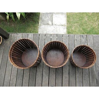 カゴ 収納 バスケット バンブーカゴ Big S 竹細工 インテリア 置物