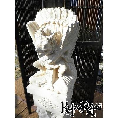 石像 ガルーダ像 H約50cm 石彫刻 ガルダ 庭 ガーデン オブジェ バリ島