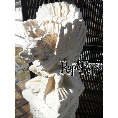 石像 ガルーダ像 H約50cm 石彫刻 ガルダ 庭 ガーデン オブジェ バリ島