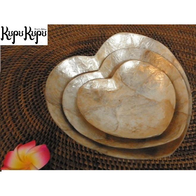 バリ島製 シェルハートデザイントレイ ゴールドset 大 中 小 トレー アクセサリー 小物入れ おしゃれ Y 779 バリ雑貨 石像のクプクプ アジアン 通販 Yahoo ショッピング