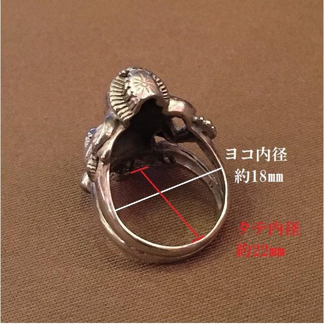 シルバーリング 指輪 ガネーシャ バリ島製 17号 18号 アジアン 象 神様