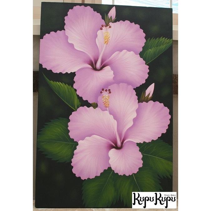 花の絵 バリアート ハイビスカス 紫 フレームなし ｗ60 ｈ90cm 壁掛け インテリア アートパネル 大型 アジアン おしゃれ バリ島の絵画 Y T 10 アジアン雑貨 バリ石像のクプクプ 通販 Yahoo ショッピング