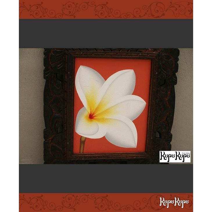 バリ島の絵画 プルメリア 花の絵 C ｗ33cm ｈ39cm アジアン おしゃれ アート バリ 雑貨 Y T 32 バリ雑貨 石像のクプクプ アジアン 通販 Yahoo ショッピング