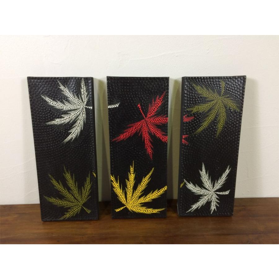 バリ絵画　ドットアート　3連 バリ絵画 ドットアート3連 B アートパネル モダン 壁掛け バリアート
