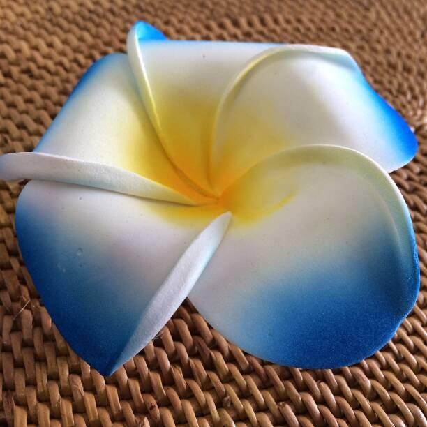 プルメリア 造花 L 5色 10cm スポンジフラワー アジアンインテリア