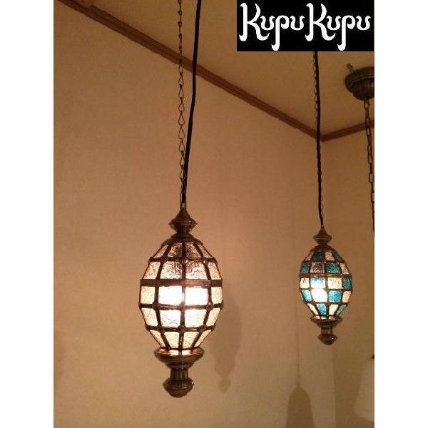 照明　ペンダントライト　型板硝子　真鍮　ステンドグラス　アンティーク　バリ島 照明 ペンダントライト 型板硝子 真鍮 ステンドグラス アンティーク