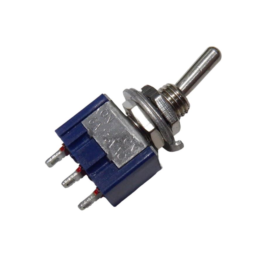 3P 中点なし 1個 トグルスイッチ AC 6A 125V : 電子パーツ通販のKURA