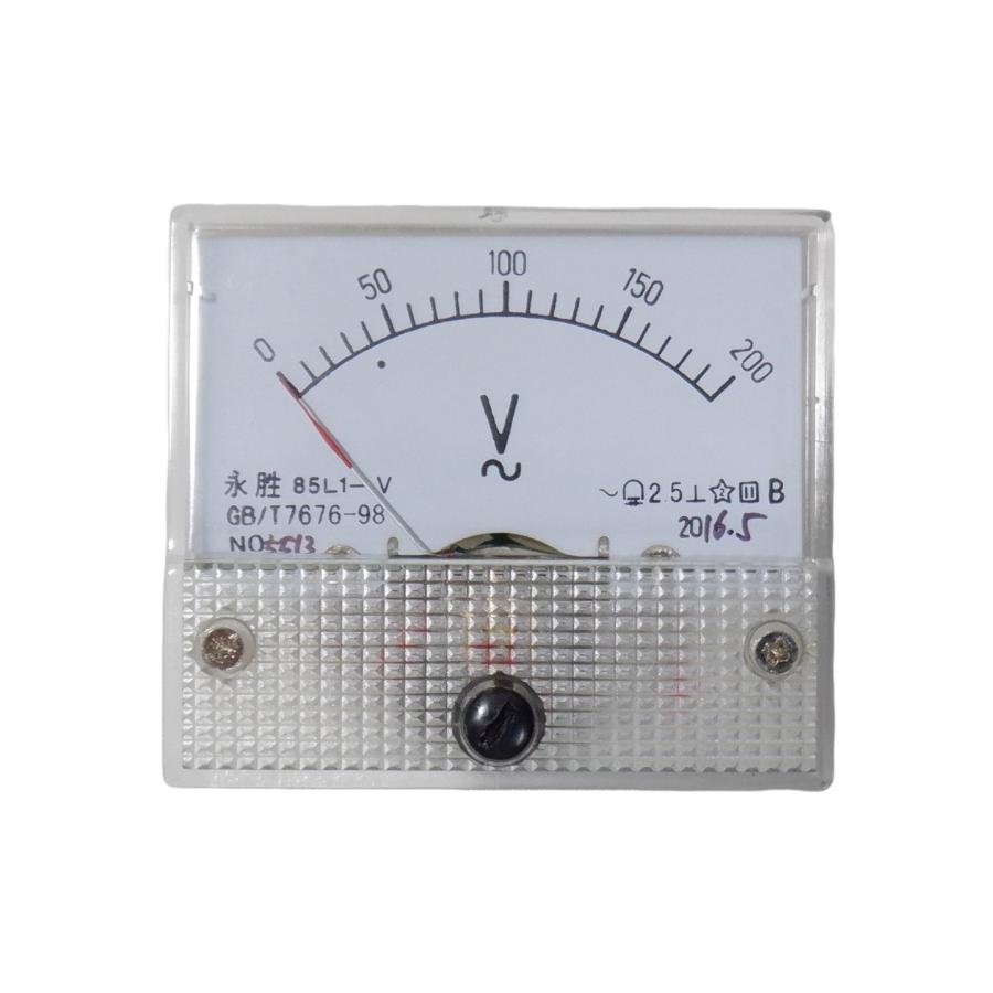 AC200V アナログ電圧計 パネルメーター : 電子パーツ通販のKURA Yahoo