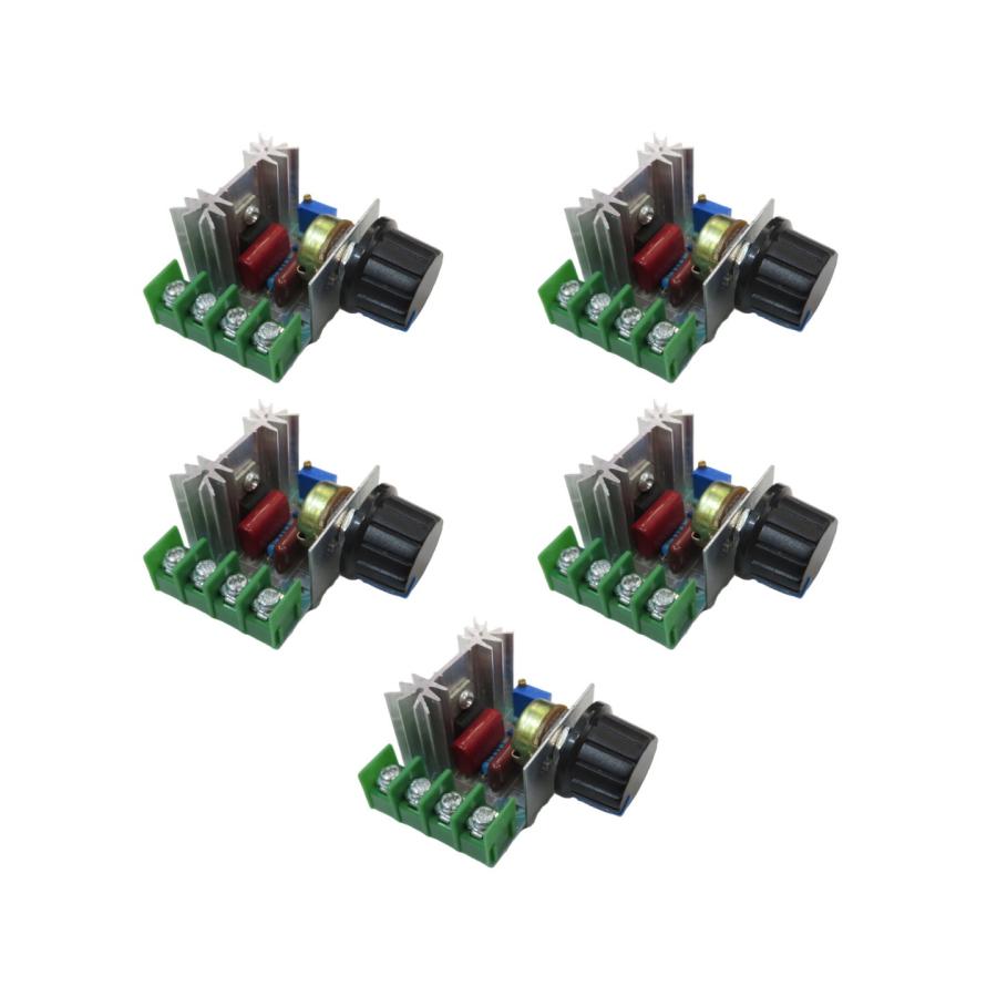 AC100V 電圧コントローラーモジュール 5個 2000W スピード