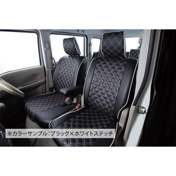 【Clazzio Quilting Type】TOYOTA トヨタ 200系ハイエースWIDE（ハイエースワイド） 2人乗り/5人乗り ◆ キルティングタイプ 本革調シートカバー｜kura1｜05