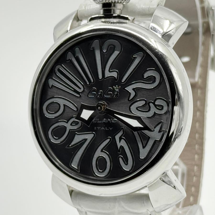 Gaga Milano ガガ・ミラノ マニュアーレ40 5020 13189 SS QZ メンズ