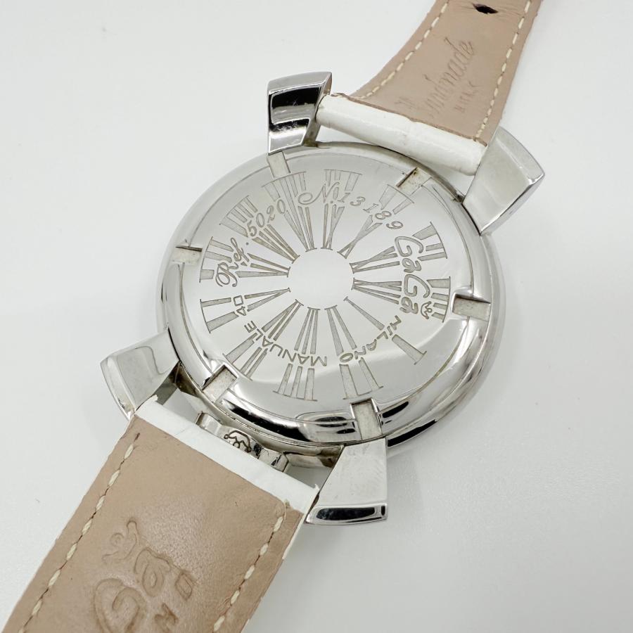 Gaga Milano ガガ・ミラノ マニュアーレ40 5020 13189 SS QZ メンズ