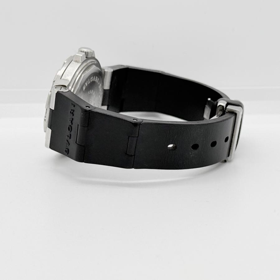 BVLGARI（ブルガリ） ディアゴノ スクーバ SD38S D9999 ブラック文字盤 AT メンズ 腕時計 稼働品 : KURADO ...