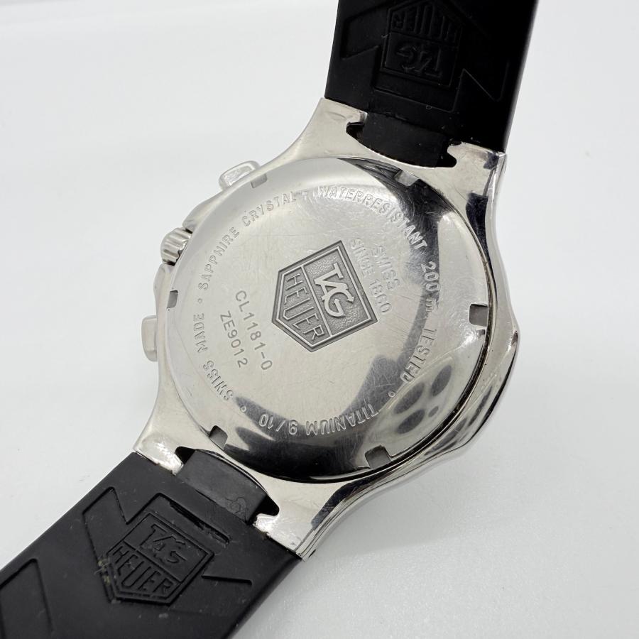 TAG HEUER タグホイヤー キリウム CL1181-0 SS ブラック文字盤 QZ
