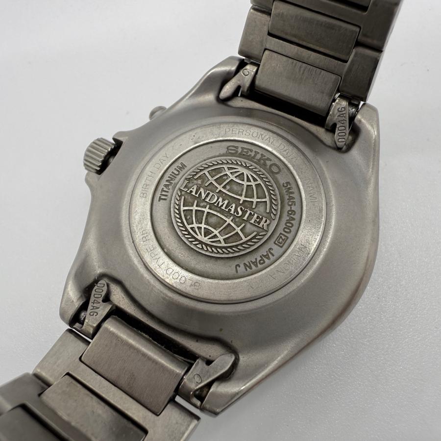 SEIKO（セイコー） ランドマスター 5M45-6A00 ブラック文字盤 オート