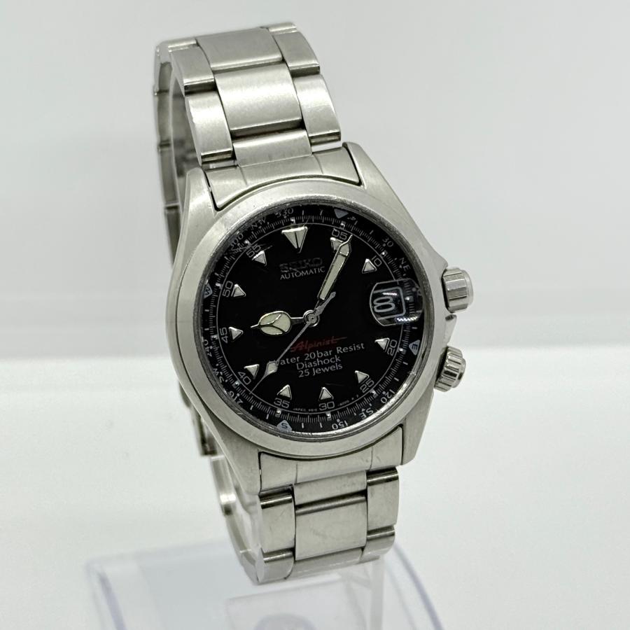 SEIKO（セイコー） アルピニスト 4S15-6000 ブラック文字盤 AT 自動巻