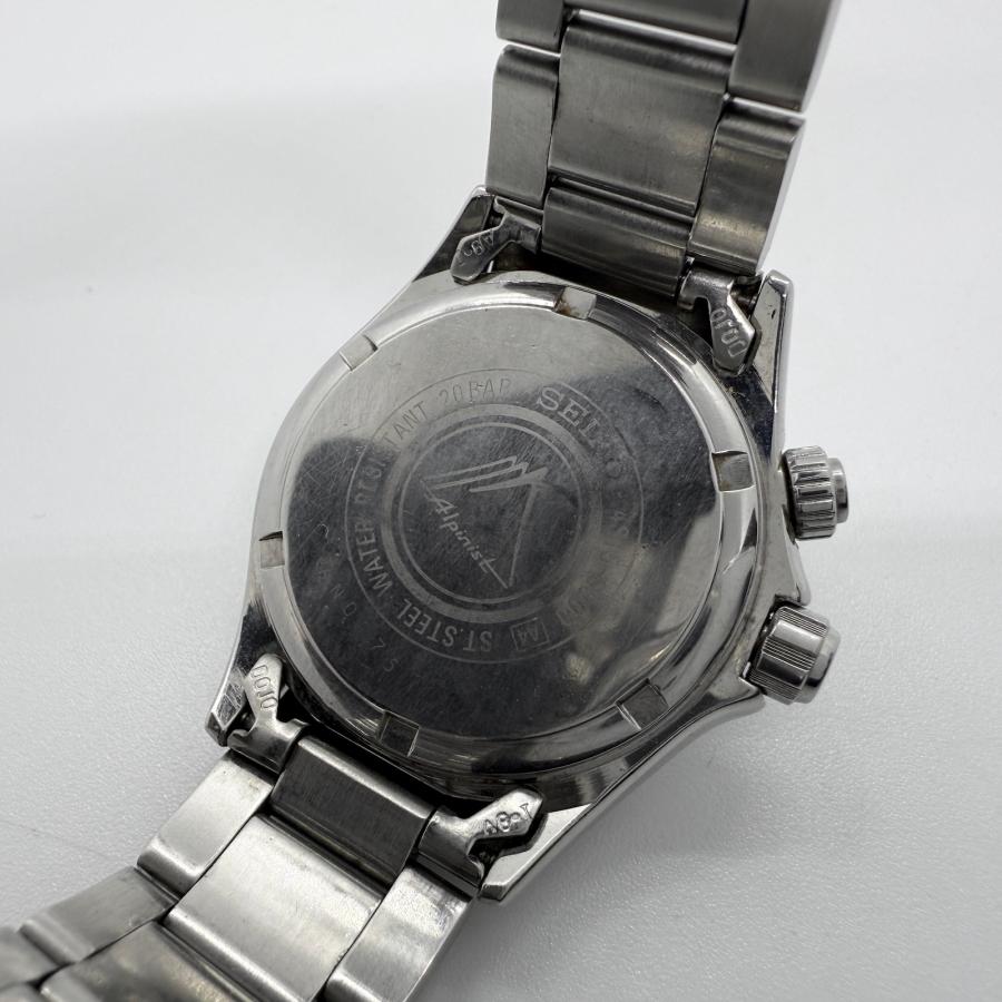 SEIKO（セイコー） アルピニスト 4S15-6000 ブラック文字盤 AT 自動巻