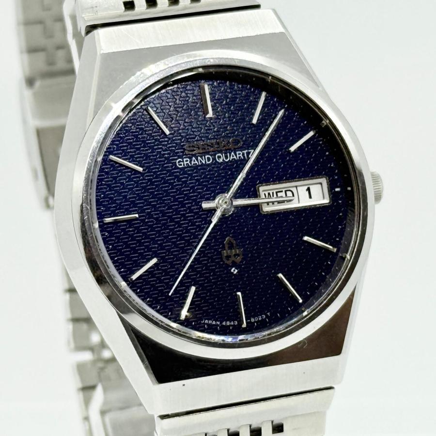 SEIKO（セイコー） GRAND QUARTZ グランドクォーツ 4843-8050 ネイビー