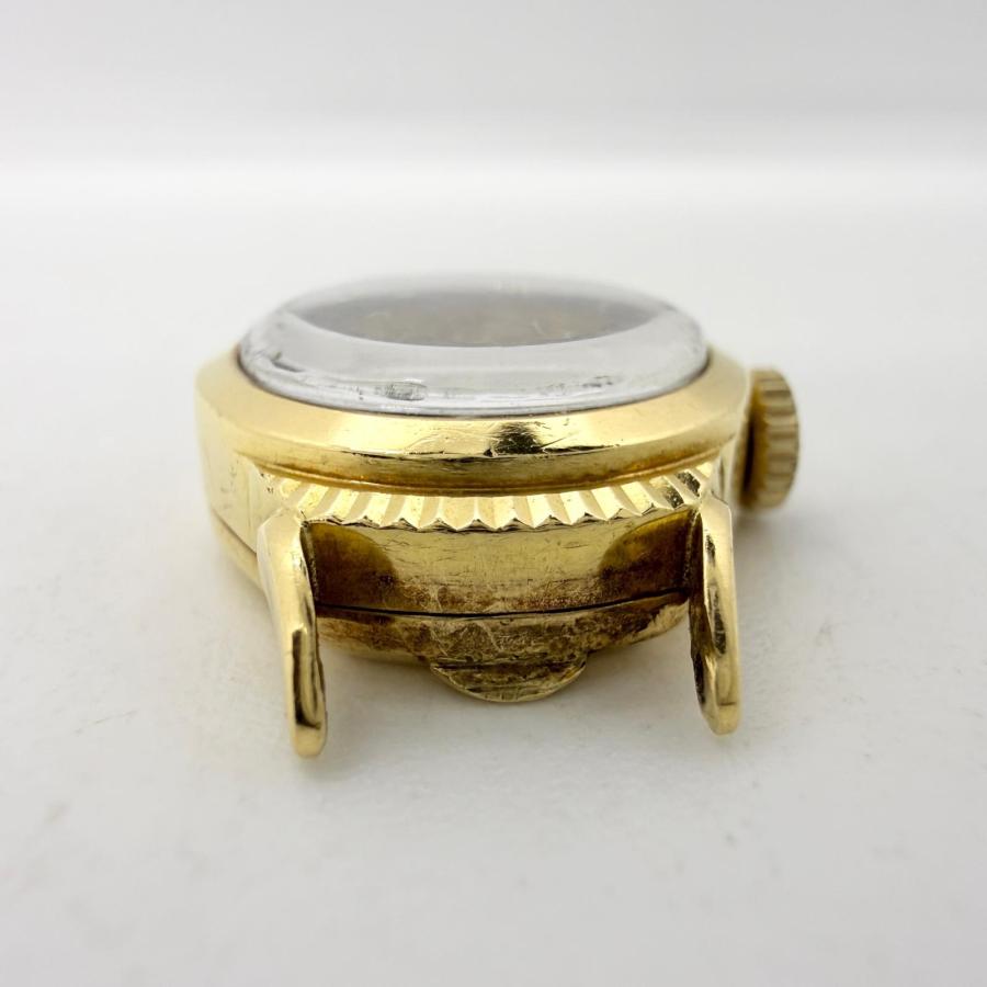 稼働品 ロレックス 750 レディース 手巻き時計 ジュネーブ フェイスのみ ROLEX（ロレックス） プレシジョン 9285 シルバー 手巻き レディース