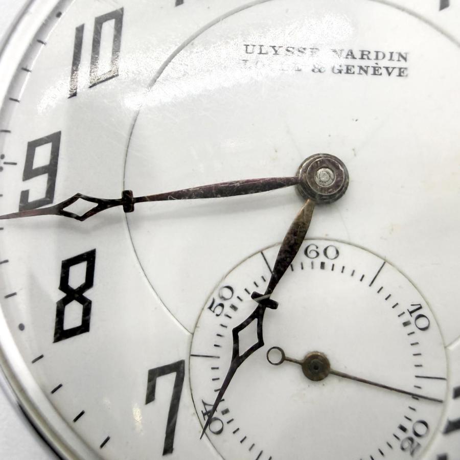 Ulysse Nardin ユリス・ナルダン 手巻き スモセコ 懐中時計 稼働品 