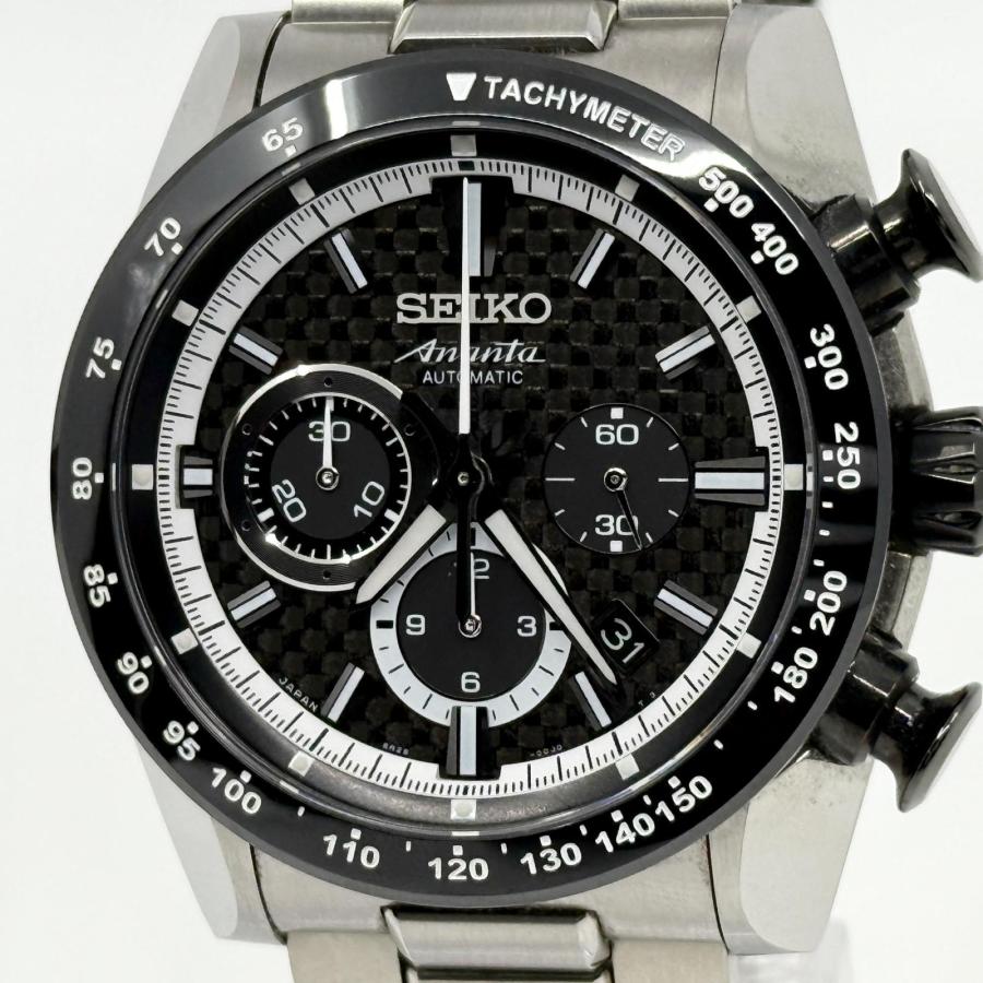 稼働 SEIKO Ananta 8R28-00F0 自動巻 クロノグラフ 付属有 SEIKO（セイコー） ブライツ Anantaアナンタ 裏スケルトン 8R28-00F0