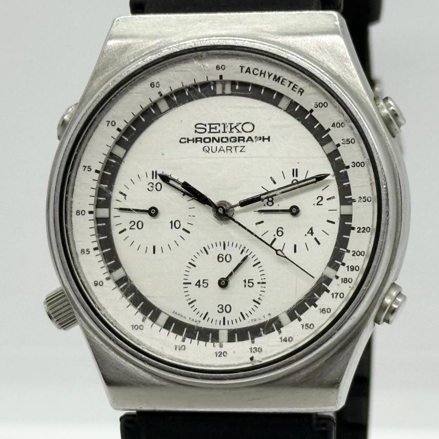 SEIKO（セイコー） スピードマスター 7A28-7010 ホワイト QZ メンズ