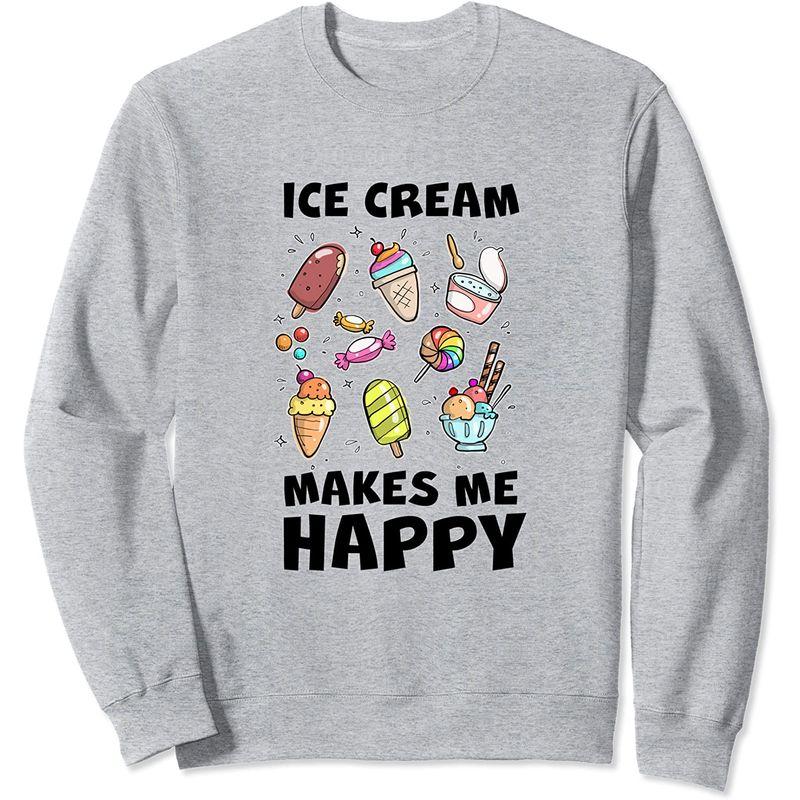 SEAL限定商品】 Ice Cream Cone Maker Party Summer Gift 長袖Tシャツ