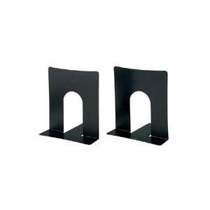 （まとめ）プラス ブックエンド 幅広 BS-102 ブラック 2枚〔×30セット〕