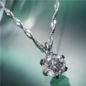 プラチナ 純PT0.25ctダイヤモンドペンダント/ネックレス