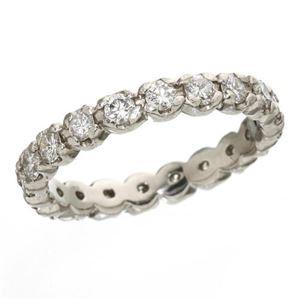 ★動作確認済み プラチナPt900 ／1ctフルエタニティダイヤリング 指輪 ペアリング 13号 【V1295050475】(46103円)