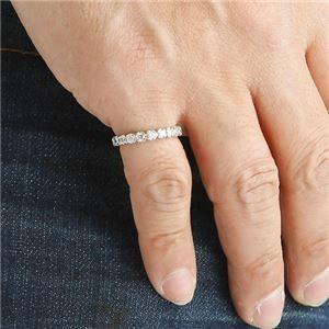 ★動作確認済み プラチナPt900 ／1ctフルエタニティダイヤリング 指輪 ペアリング 13号 【V1295050475】(46103円)