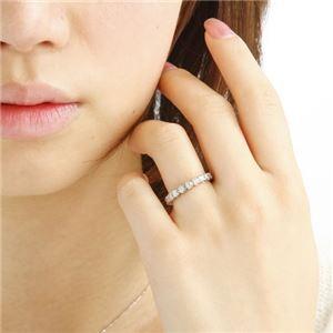 ★動作確認済み プラチナPt900 ／1ctフルエタニティダイヤリング 指輪 ペアリング 13号 【V1295050475】(46103円)