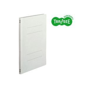 （まとめ）TANOSEE フラットファイル バインダー 2穴 〔スタンダードカラー〕A4タテ 150枚収容 グレー 10冊入×20パック