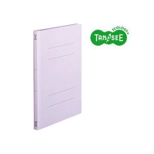 （まとめ）TANOSEE フラットファイル バインダー 2穴 〔スタンダードカラー〕A4タテ 150枚収容 紫 10冊入×20パック