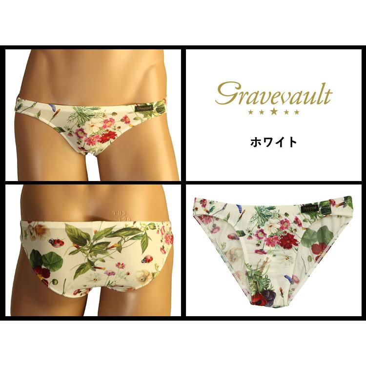 ビキニブリーフ Gravevault グレイブボールト FLORA フローラ 3050975 メンズ｜kurakichi-pants｜03