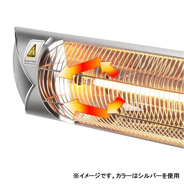 ストーブ ヒーター アウトドア 屋外 暖房器具 電気 カーボン 壁掛け 遠