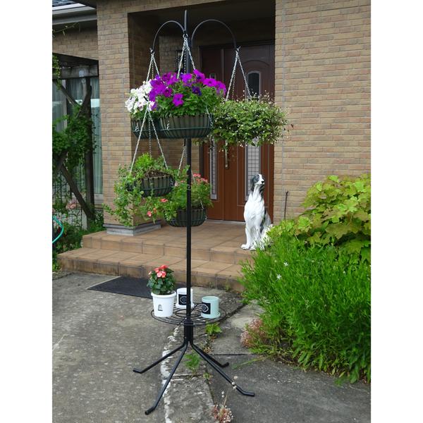 プランター ハンガー ハンギング ガーデン ガーデニング 吊り下げ 吊り鉢 ポール 鉢 引っ掛け棒 おしゃれ アイアン 高さ 223cm フルセット 同梱区分直送nkj Nkj K197 Off Kurashiking 通販 Yahoo ショッピング